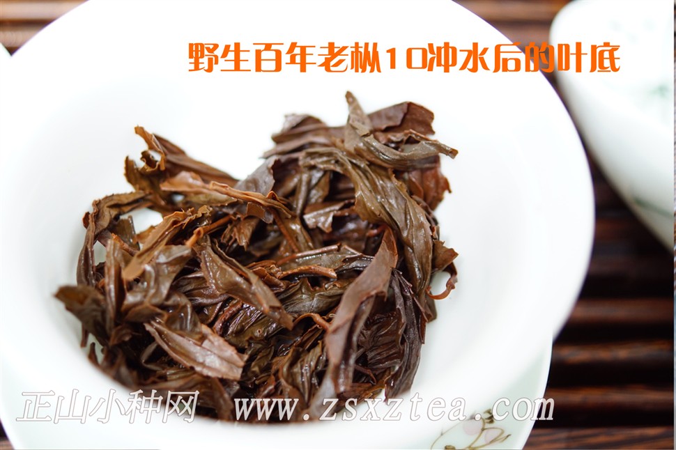 桐木关特级百年老枞野生红茶茶汤